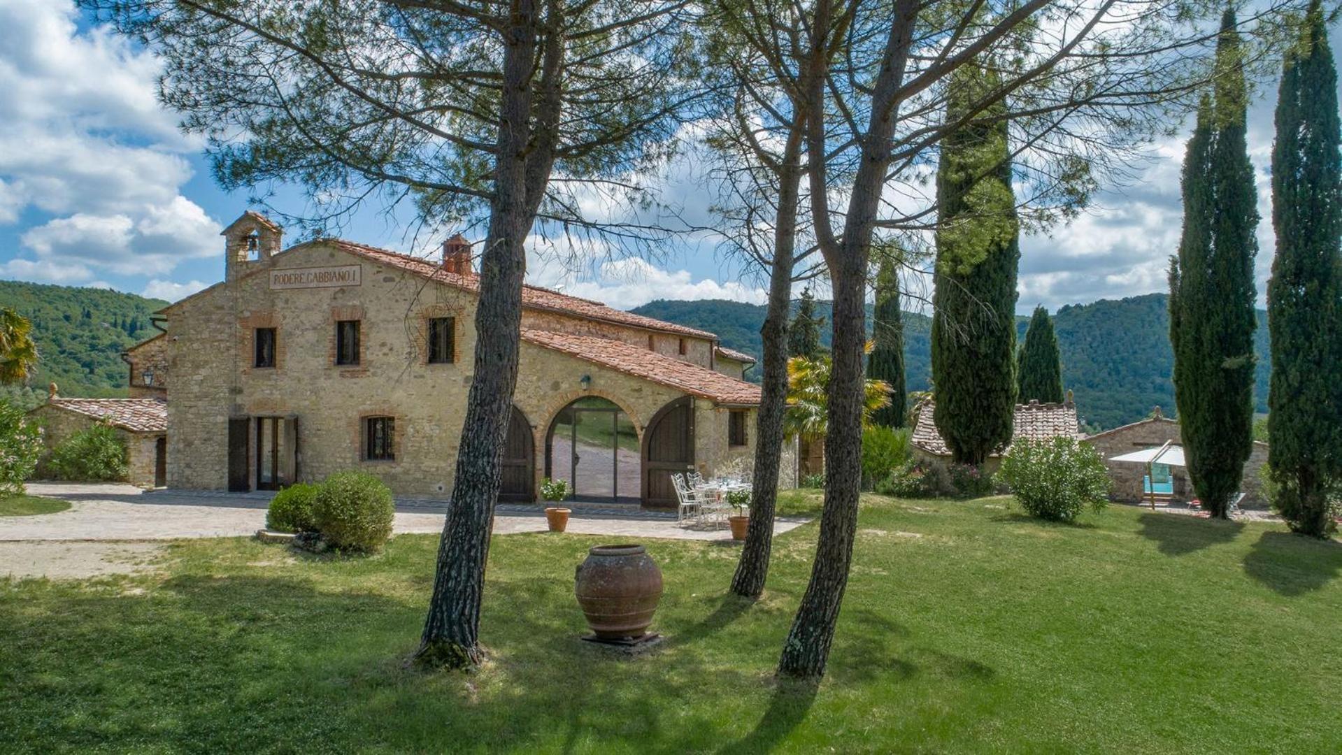 Villa Podere Gabbiano Castellina in Chianti Exterior foto