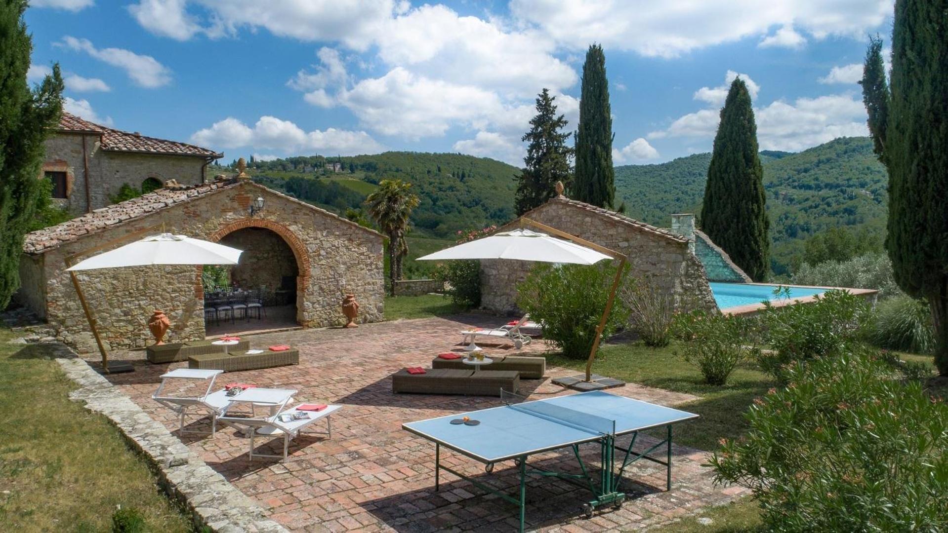 Villa Podere Gabbiano Castellina in Chianti Exterior foto