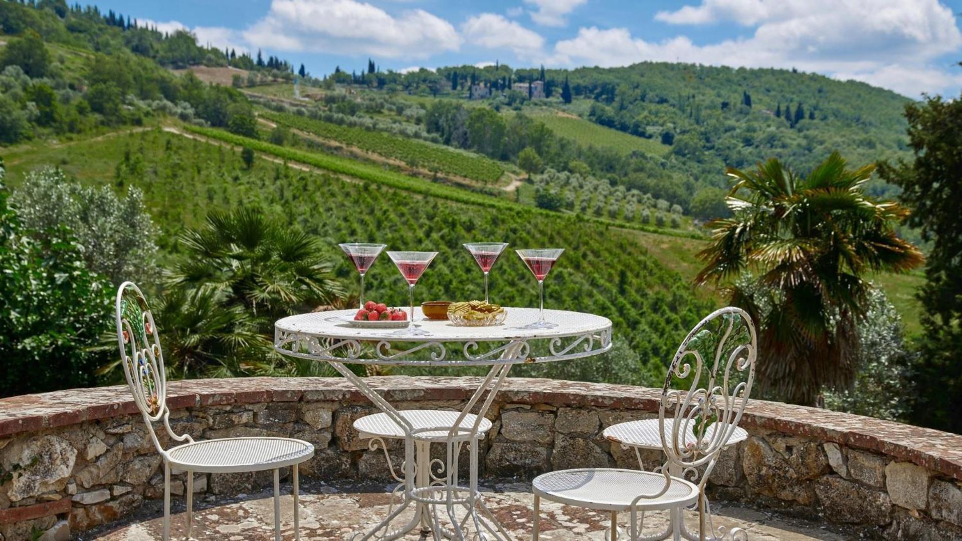 Villa Podere Gabbiano Castellina in Chianti Exterior foto