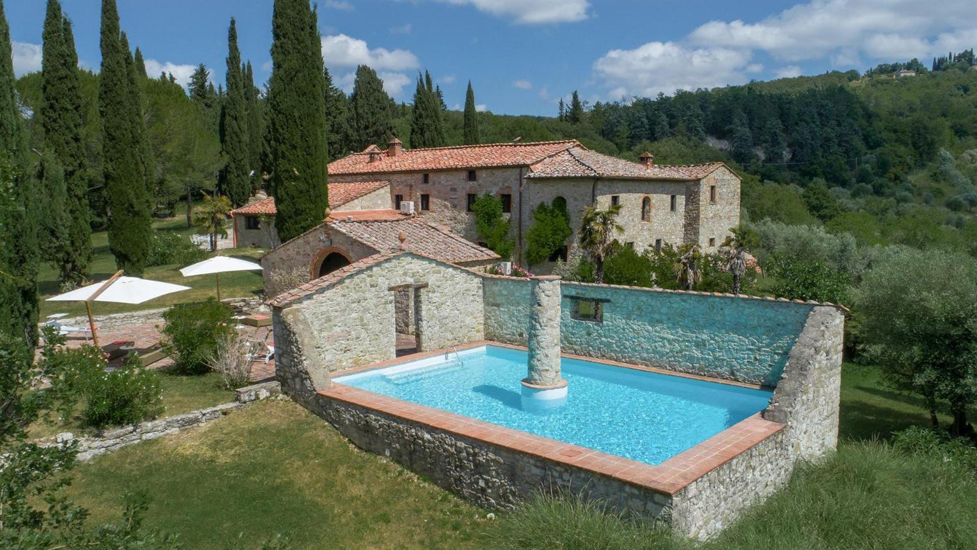 Villa Podere Gabbiano Castellina in Chianti Exterior foto